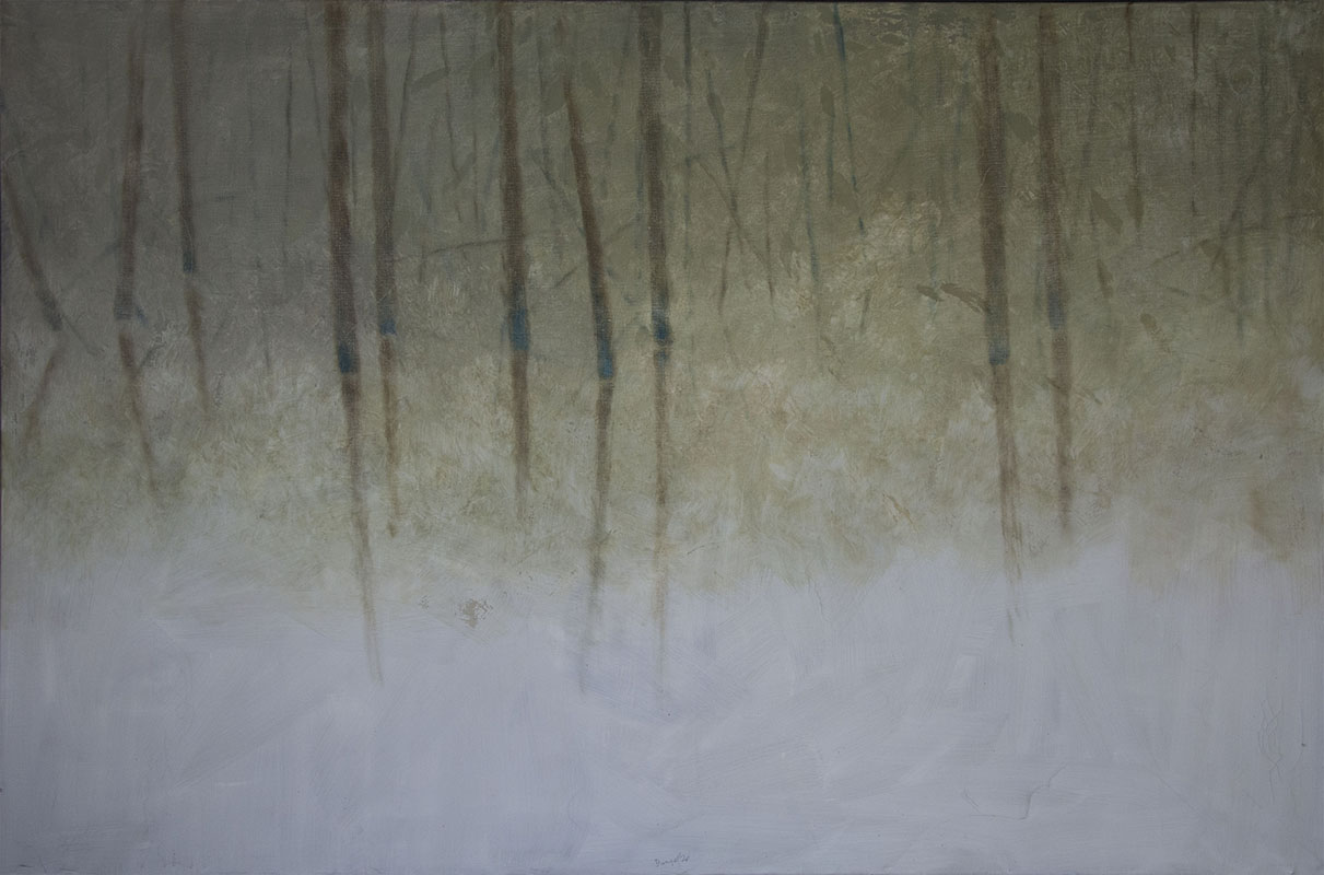 Water 13 - Reed (125 x 125 cm)