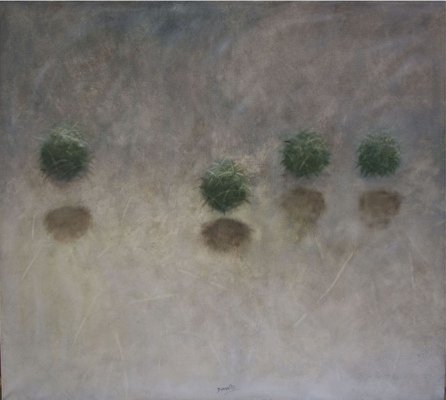 Stones - Grass 8 (120 x 135 cm)